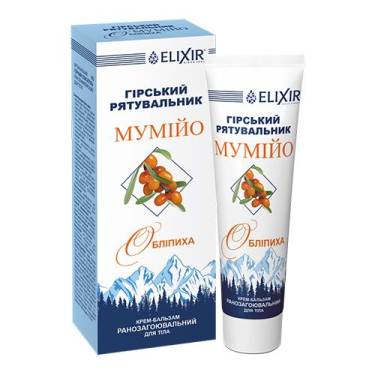 Cream-balm "Mountain Rescuer" mumiyo with sea buckthorn 75ml